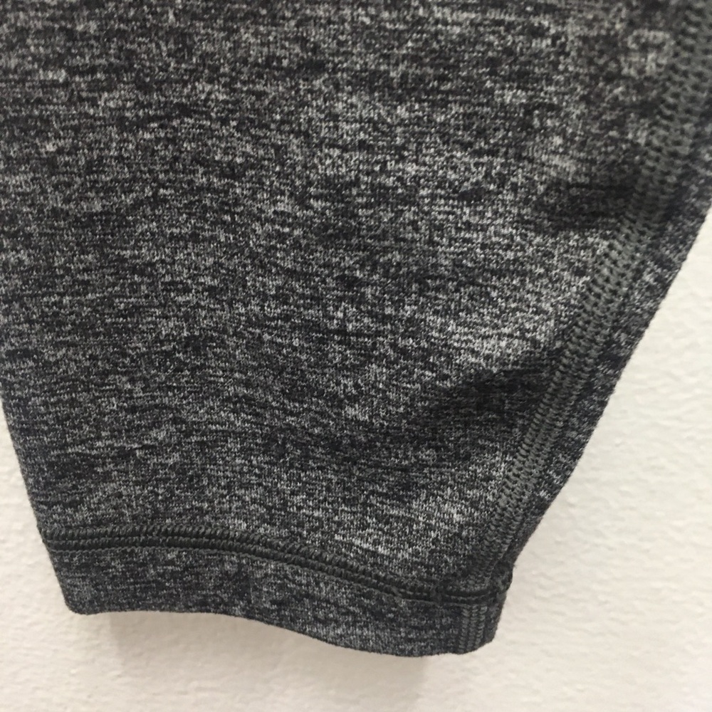 Lululemon Leggings Size 6 Marled Gray Workout Gym Yoga Pilates Sporty Athletic - Picture 4 of 8